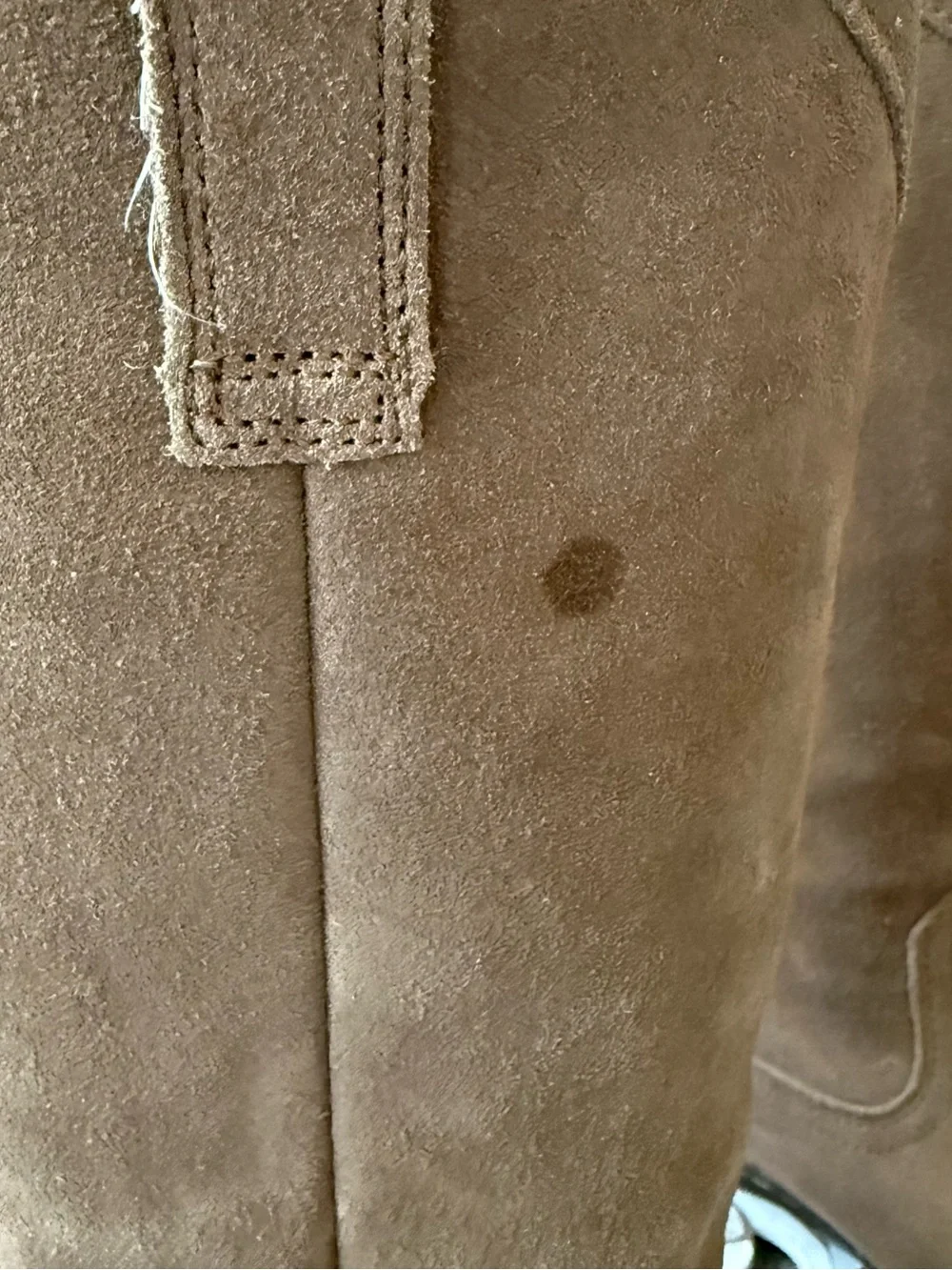 Ariat Brown Suede Leather Fringe Boots Women’s 8